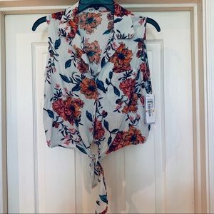 Jolt flower shirt tie